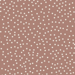 Altrosa weisse Punkte