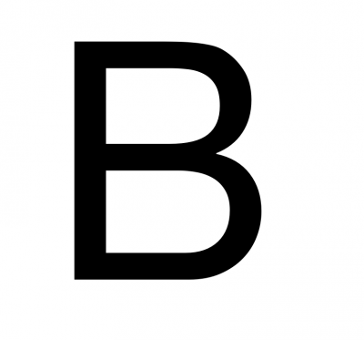 Buchstabe B
