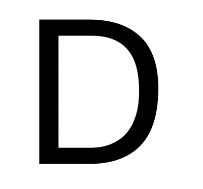 Buchstabe D
