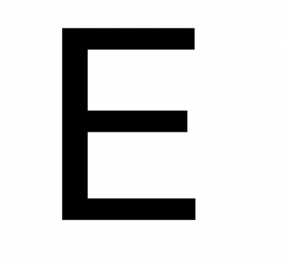 Buchstabe E