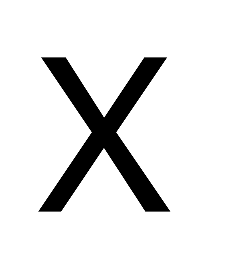 Buchstabe X
