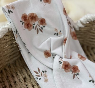 Twist Stirnband Größe L (Blumen Aquarel)