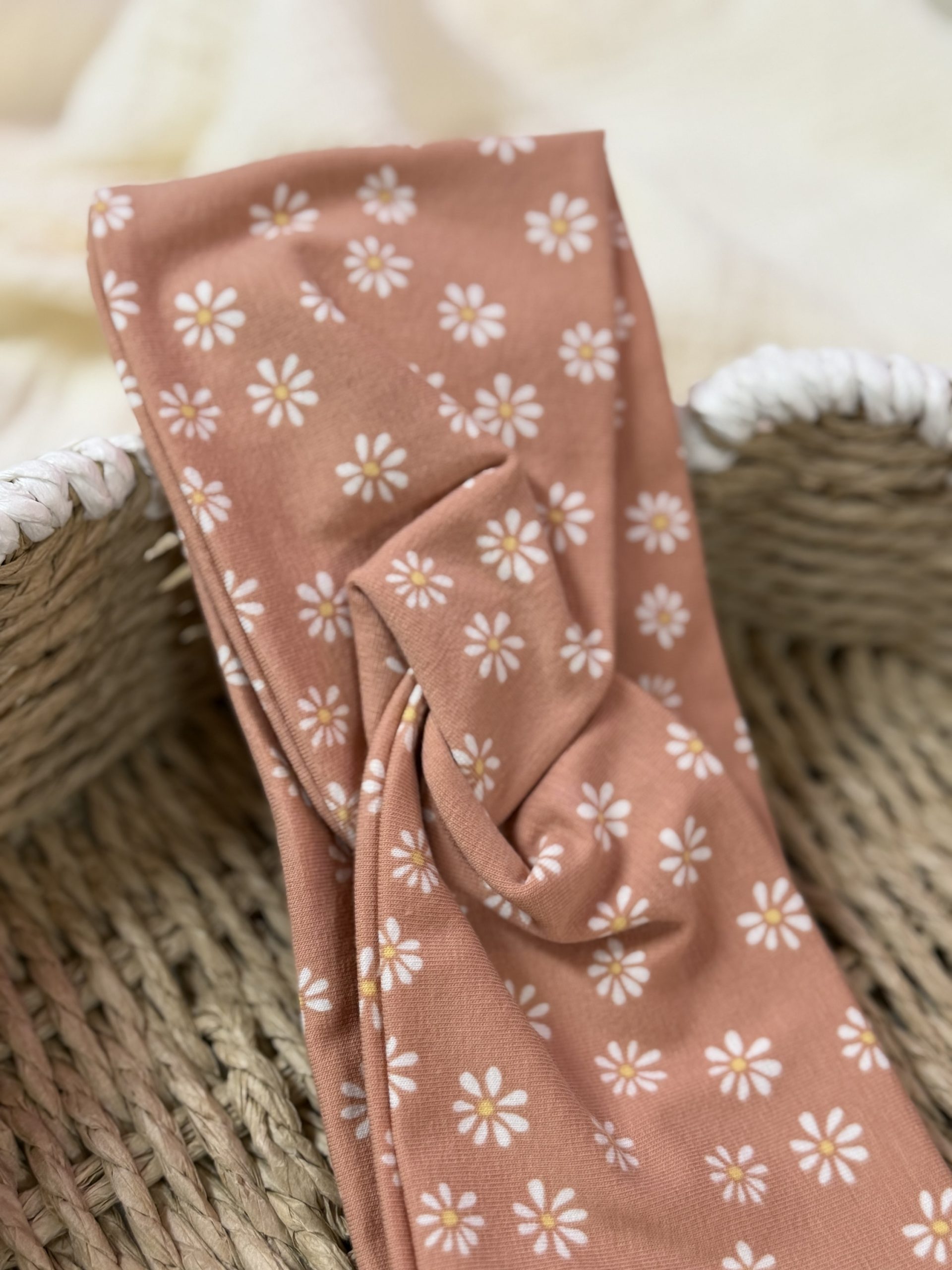 Twist Stirnband Größe M (Kleine Margeriten)