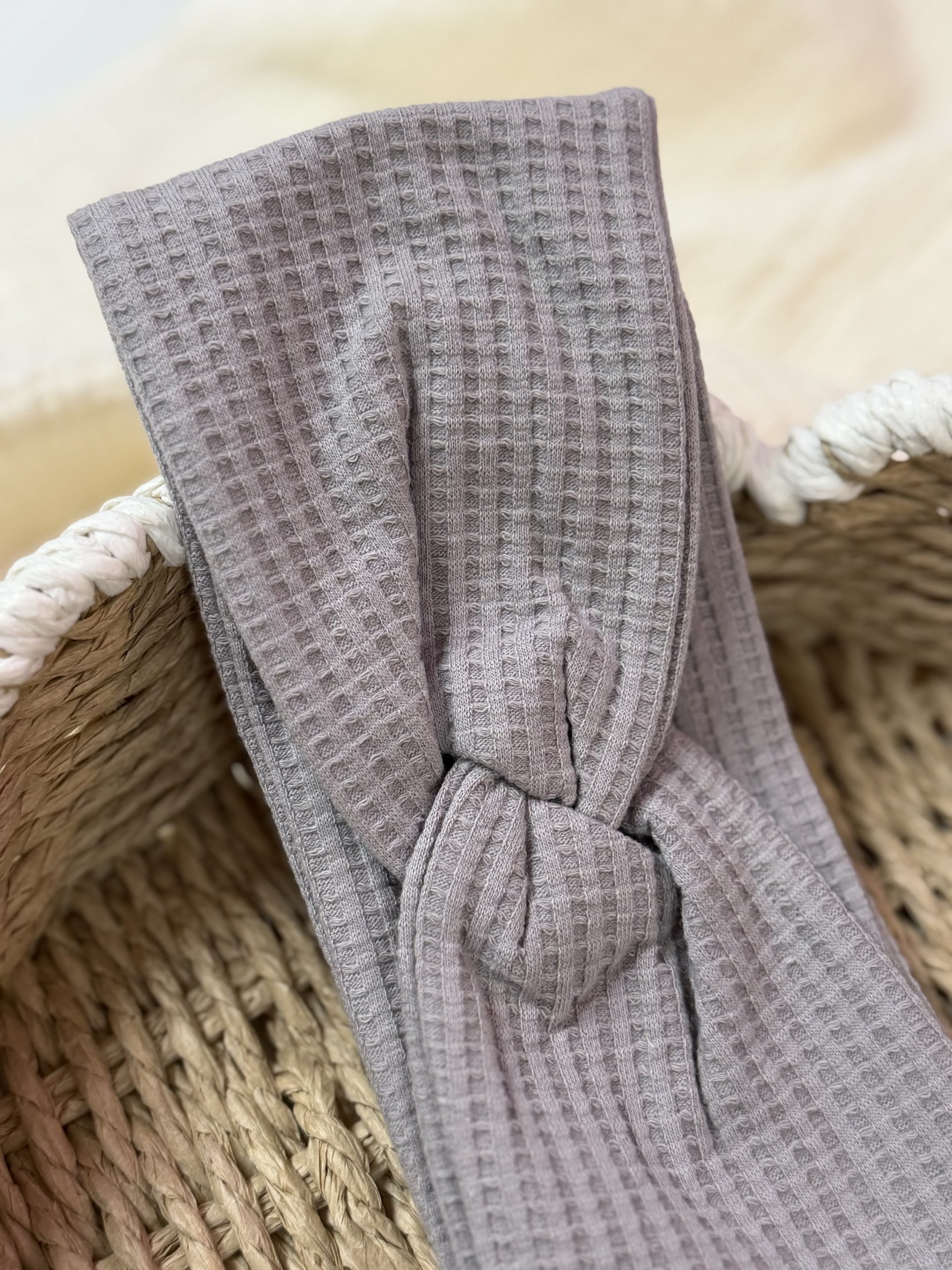 Twist Stirnband Größe S (Waffel grau)