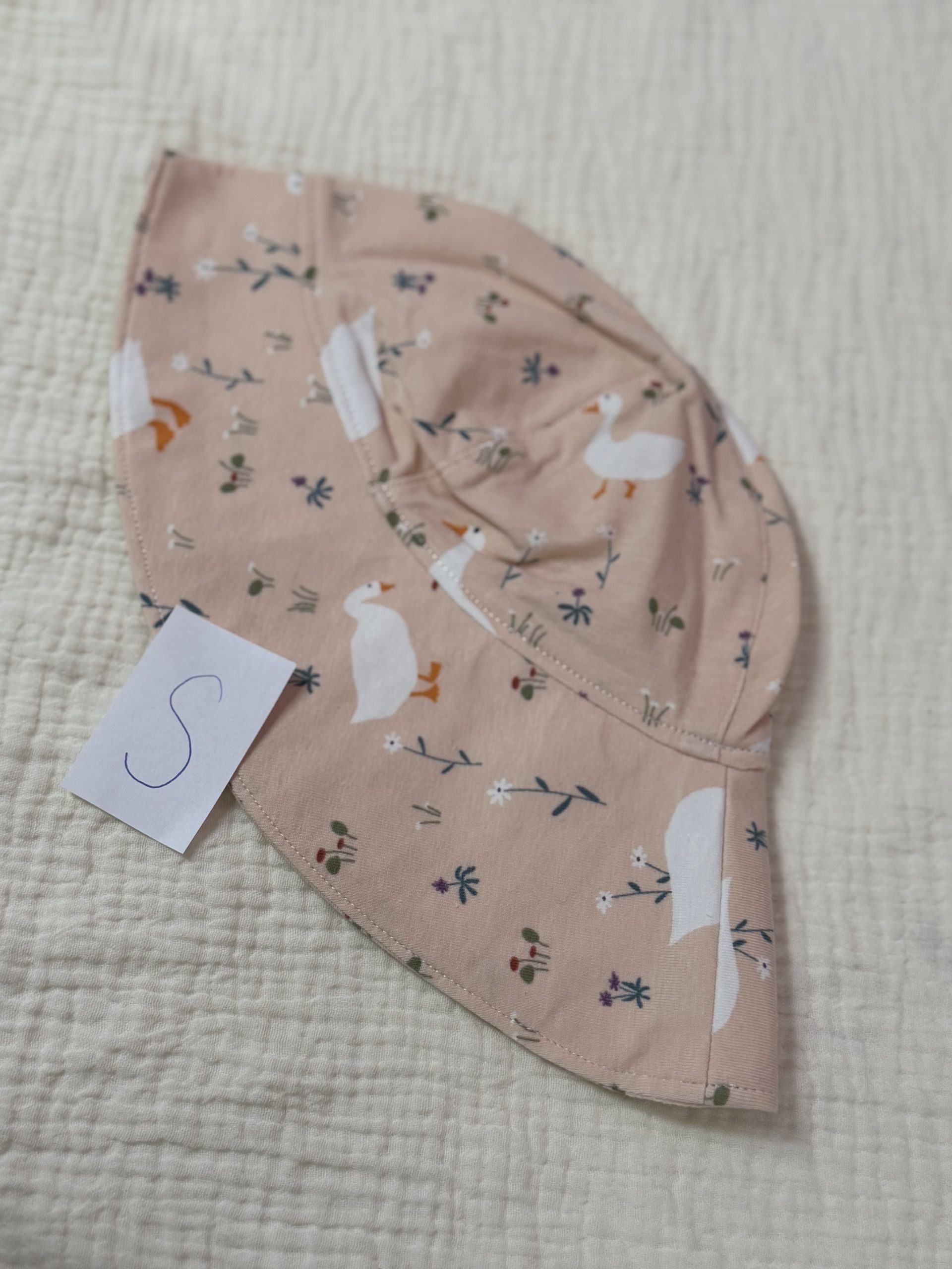 Sonnenhut Größe S (Jersey Gänse Rosa)