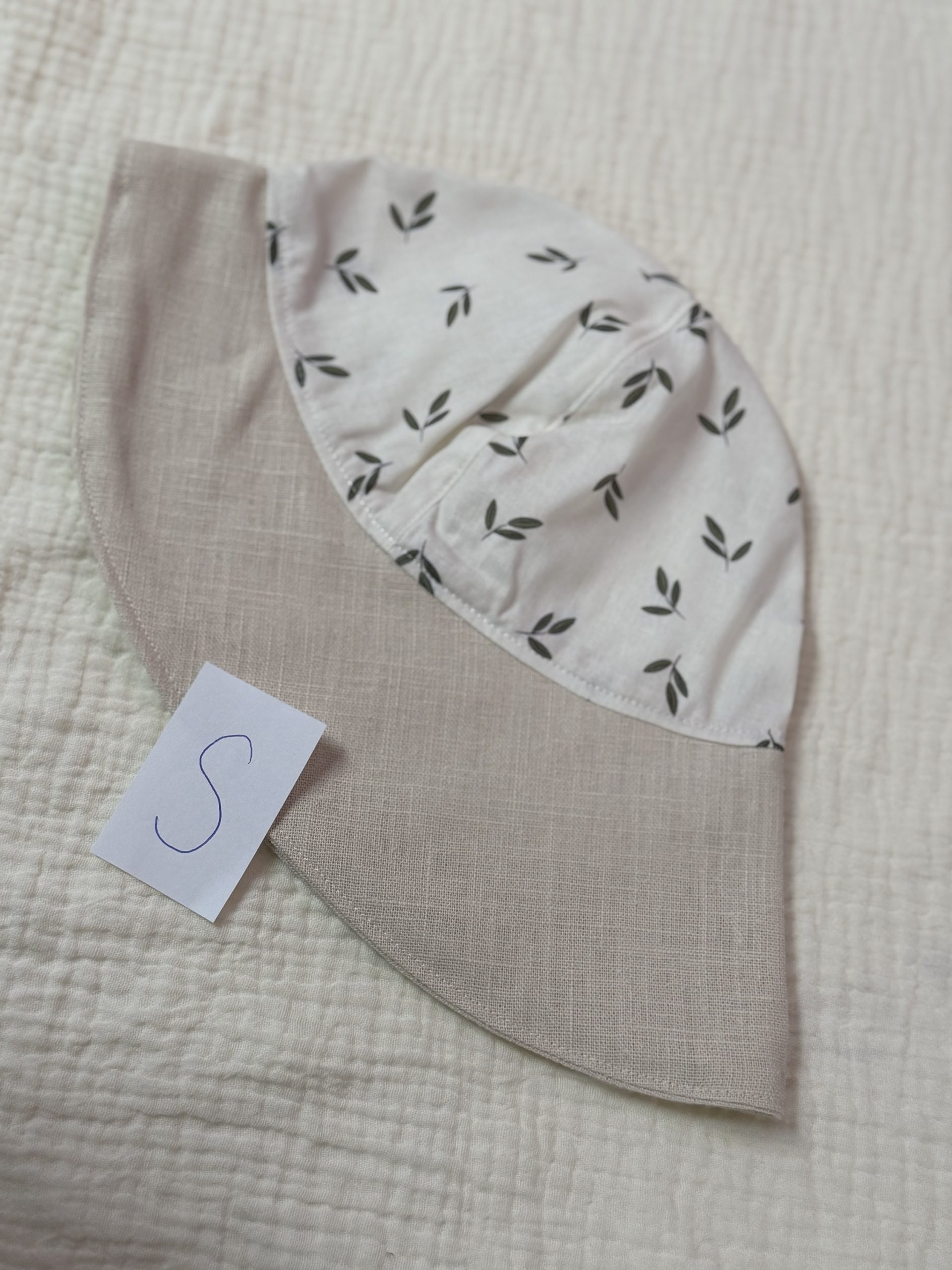 Sonnenhut Größe S (Leinen & Baumwolle Blätter)