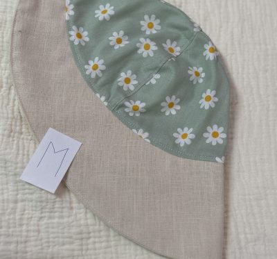 Sonnenhut Größe M (Leinen & Baumwolle Gänseblumen)