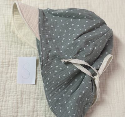 Sonnenhut Größe S (Grün weisse Punkte)