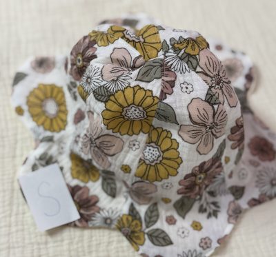 Blumen Sonnenhut Größe S (Musselin Retro)