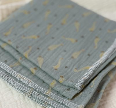 Musselin Halstuch (Gänse blau)