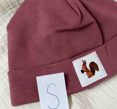 Hipster Mütze Größe S (Patch Eichhörnchen)