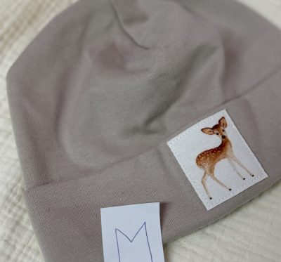 Hipster Mütze Größe M (Patch Reh)