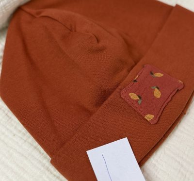 Hipster Mütze Größe L (Patch Zitronen)