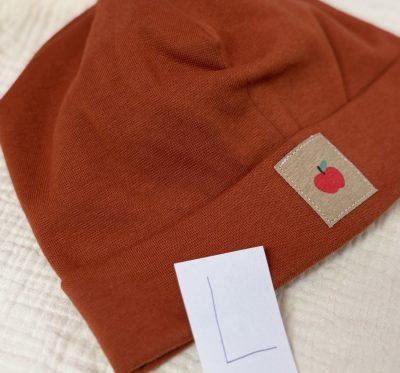 Hipster Mütze Größe L (Patch Apfel)